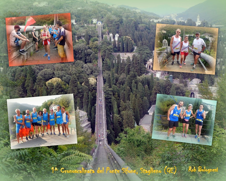 Paolo Quarantelli podismo gara Gau fidal running flash prima cronoscalinata Ponte Sifone a Staglieno Genova